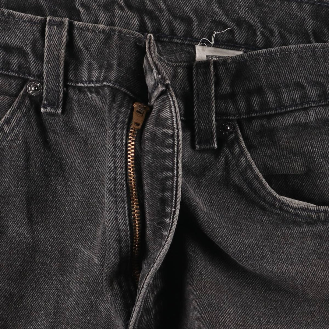 90'S Levi's 40550-4159 Orange Tab Black Denim Tapered Denim Pants, Made in USA, Men's Size W29 cotton black type Vintage Second Hand