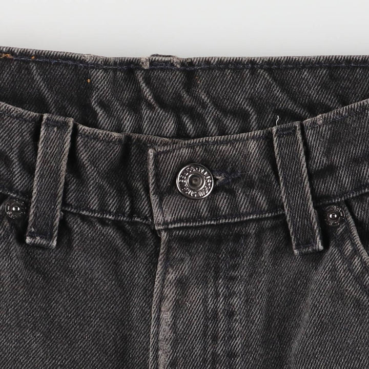 90'S Levi's 40550-4159 Orange Tab Black Denim Tapered Denim Pants, Made in USA, Men's Size W29 cotton black type Vintage Second Hand