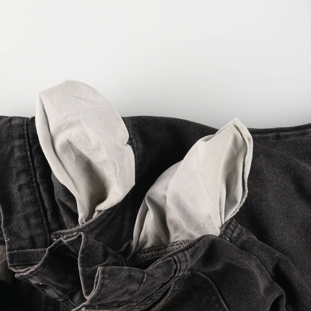 90'S Levi's 40550-4159 Orange Tab Black Denim Tapered Denim Pants, Made in USA, Men's Size W29 cotton black type Vintage Second Hand