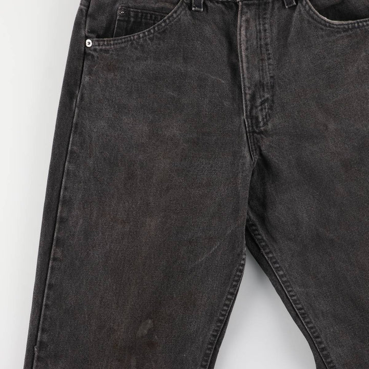 90'S Levi's 40550-4159 Orange Tab Black Denim Tapered Denim Pants, Made in USA, Men's Size W29 cotton black type Vintage Second Hand