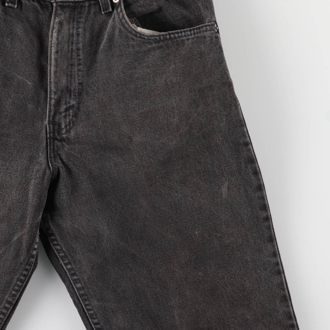 90'S Levi's 40550-4159 Orange Tab Black Denim Tapered Denim Pants, Made in USA, Men's Size W29 cotton black type Vintage Second Hand