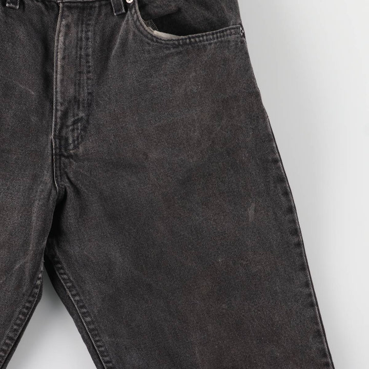 90'S Levi's 40550-4159 Orange Tab Black Denim Tapered Denim Pants, Made in USA, Men's Size W29 cotton black type Vintage Second Hand