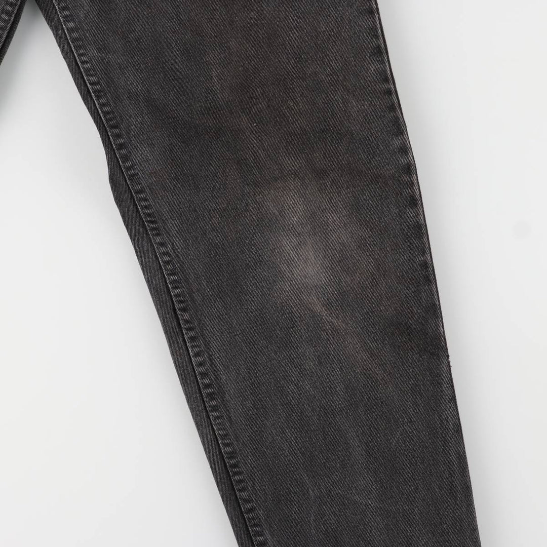 90'S Levi's 40550-4159 Orange Tab Black Denim Tapered Denim Pants, Made in USA, Men's Size W29 cotton black type Vintage Second Hand