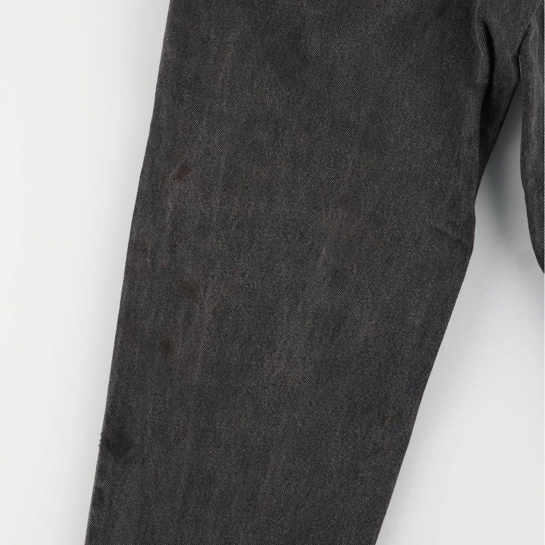 90'S Levi's 40550-4159 Orange Tab Black Denim Tapered Denim Pants, Made in USA, Men's Size W29 cotton black type Vintage Second Hand