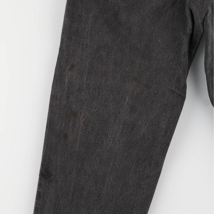 90'S Levi's 40550-4159 Orange Tab Black Denim Tapered Denim Pants, Made in USA, Men's Size W29 cotton black type Vintage Second Hand