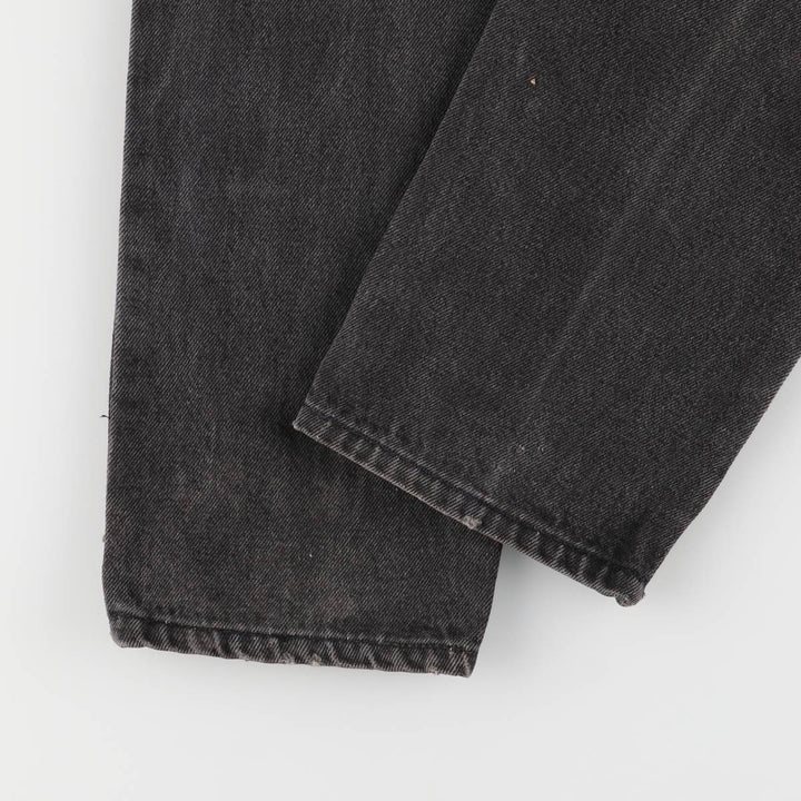 90'S Levi's 40550-4159 Orange Tab Black Denim Tapered Denim Pants, Made in USA, Men's Size W29 cotton black type Vintage Second Hand