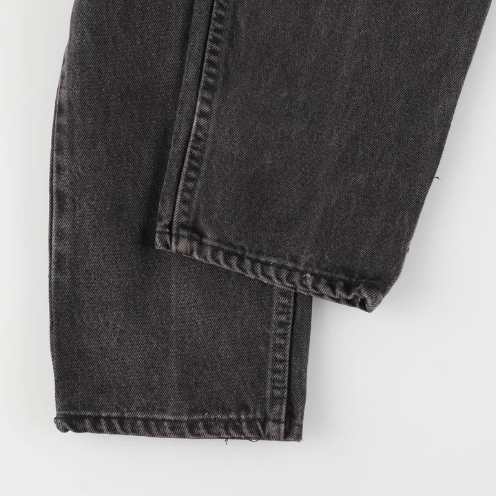 90'S Levi's 40550-4159 Orange Tab Black Denim Tapered Denim Pants, Made in USA, Men's Size W29 cotton black type Vintage Second Hand
