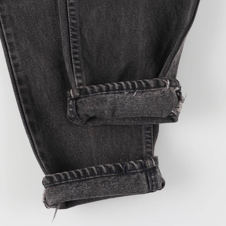 90'S Levi's 40550-4159 Orange Tab Black Denim Tapered Denim Pants, Made in USA, Men's Size W29 cotton black type Vintage Second Hand