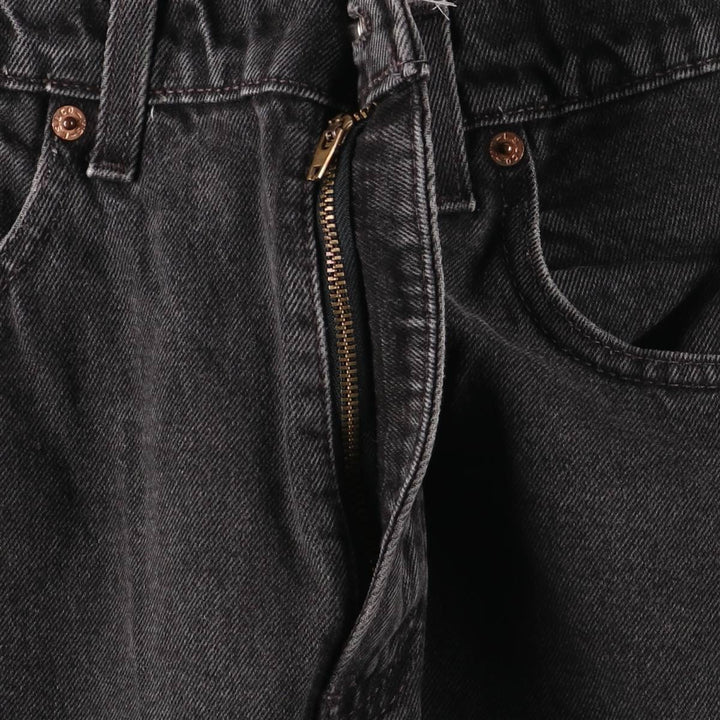 90'S Levi's 00550-0260 Relaxed Fit Black Denim Tapered Denim Pants, Made in the USA, Men's Size 32 (Vintage) cotton black type Vintage Second Hand