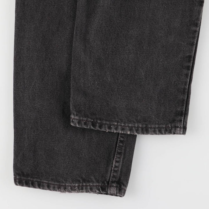 90'S Levi's 00550-0260 Relaxed Fit Black Denim Tapered Denim Pants, Made in the USA, Men's Size 32 (Vintage) cotton black type Vintage Second Hand