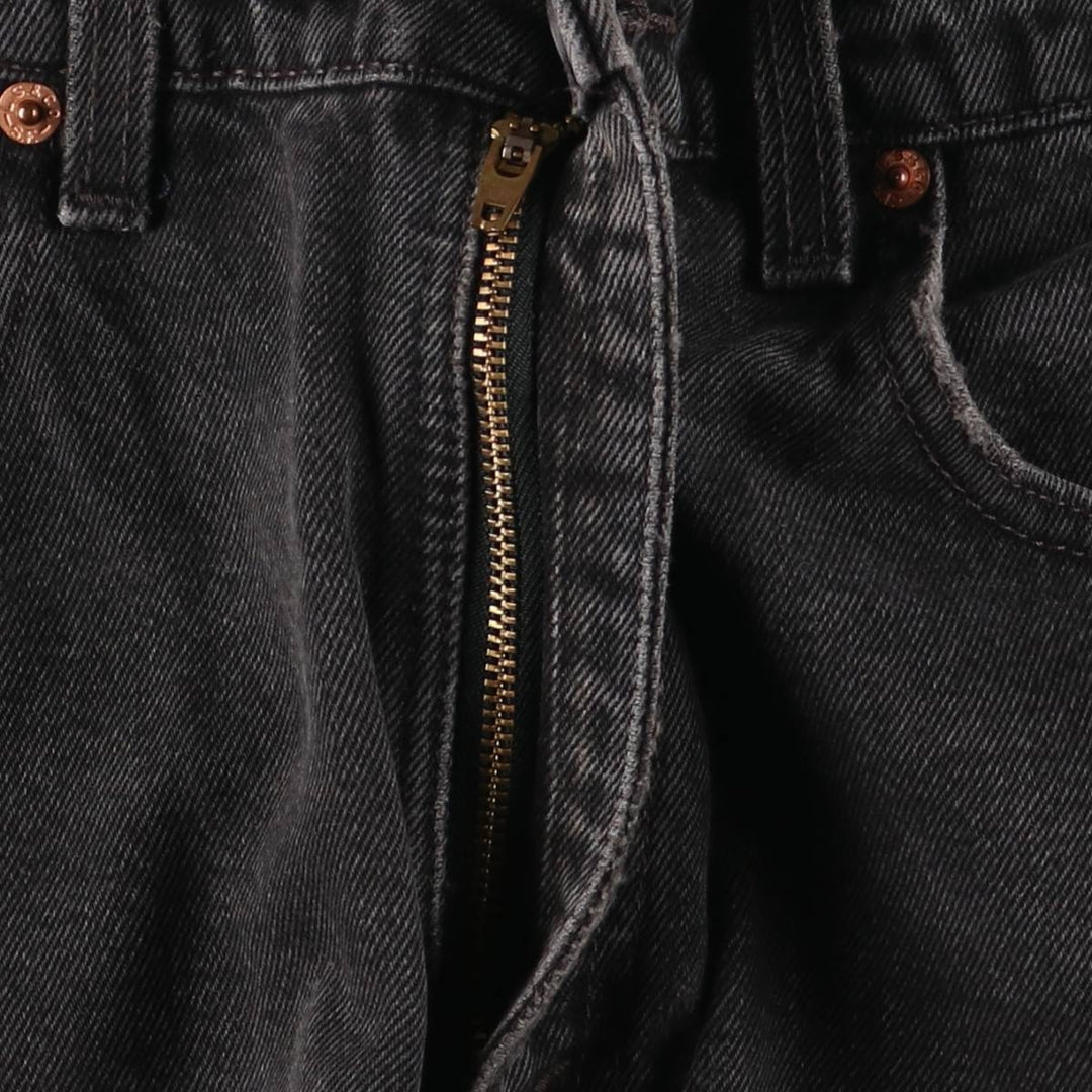 90'S Levi's 00550-0260 Relaxed Fit Black Denim Tapered Denim Pants, Made in the USA, Men's Size 32 (Vintage) cotton black type Vintage Second Hand