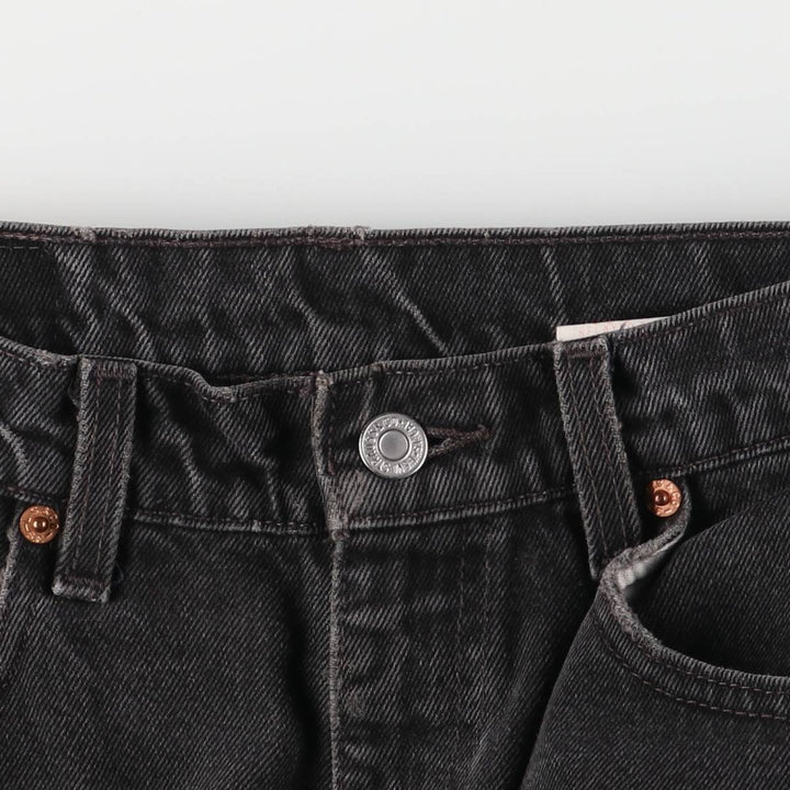 90'S Levi's 00550-0260 Relaxed Fit Black Denim Tapered Denim Pants, Made in the USA, Men's Size 32 (Vintage) cotton black type Vintage Second Hand