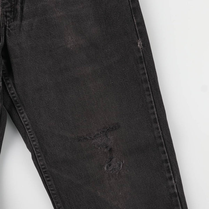 90'S Levi's 00550-0260 Relaxed Fit Black Denim Tapered Denim Pants, Made in the USA, Men's Size 32 (Vintage) cotton black type Vintage Second Hand