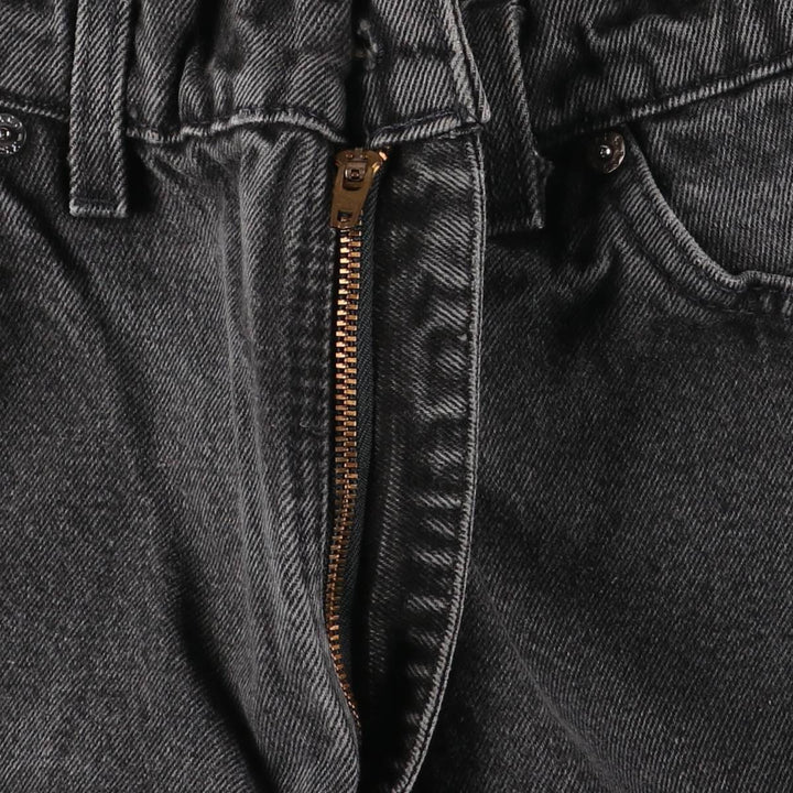 90'S Levi's 42560-4159 Orange Tab Black Denim Tapered Denim Pants, Made in USA, Men's Size W30 cotton black type Vintage Second Hand