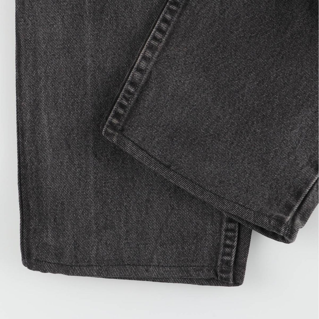 90'S Levi's 42560-4159 Orange Tab Black Denim Tapered Denim Pants, Made in USA, Men's Size W30 cotton black type Vintage Second Hand