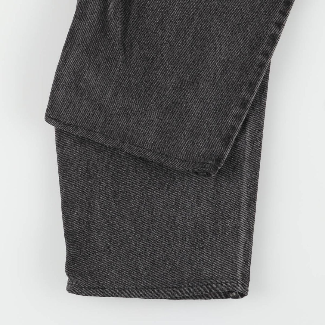90'S Levi's 42560-4159 Orange Tab Black Denim Tapered Denim Pants, Made in USA, Men's Size W30 cotton black type Vintage Second Hand