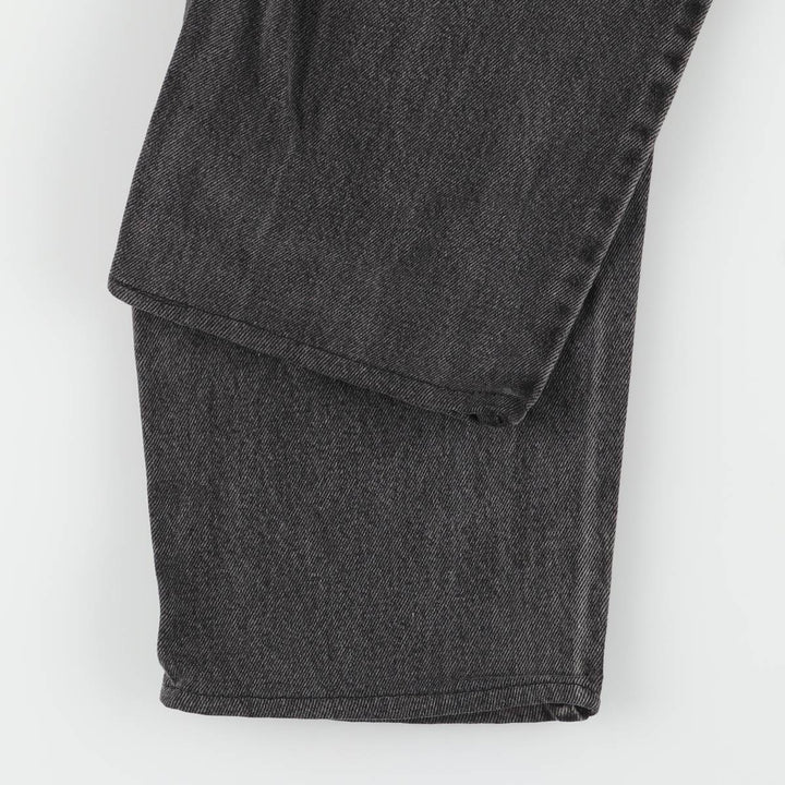 90'S Levi's 42560-4159 Orange Tab Black Denim Tapered Denim Pants, Made in USA, Men's Size W30 cotton black type Vintage Second Hand