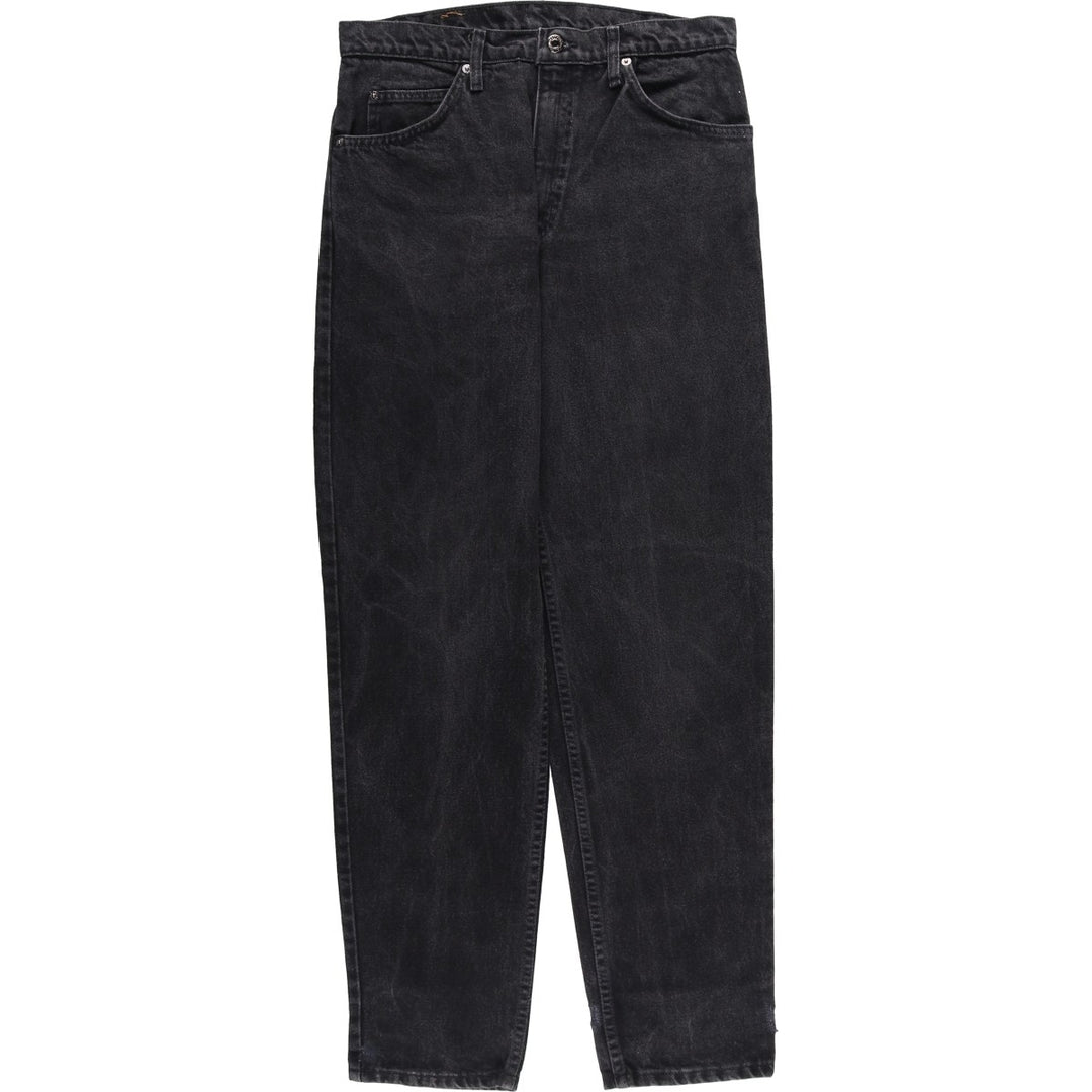 90'S Levi's 0550-4159 Black Denim Tapered Denim Pants, Made in the USA, Men's Size W32, Vintage cotton black type Vintage Second Hand