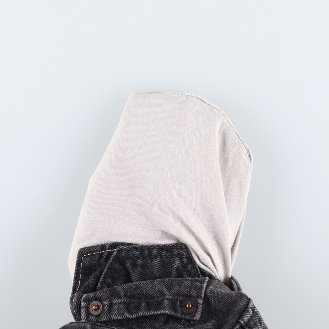 90'S Levi's 550-0260 Black Denim Tapered Denim Pants, Made in USA, Men's Size 36, Vintage cotton black type Vintage Second Hand