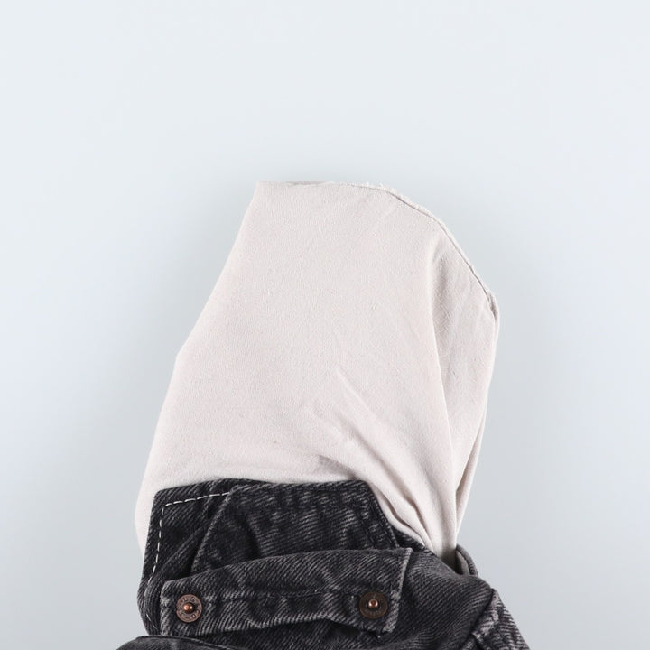 90'S Levi's 550-0260 Black Denim Tapered Denim Pants, Made in USA, Men's Size 36, Vintage cotton black type Vintage Second Hand