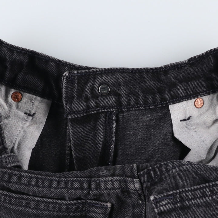 90'S Levi's 00560-0260 Loose Fit Tapered Leg Black Denim Pants, Made in USA, Men's Size W30 cotton black type Vintage Second Hand