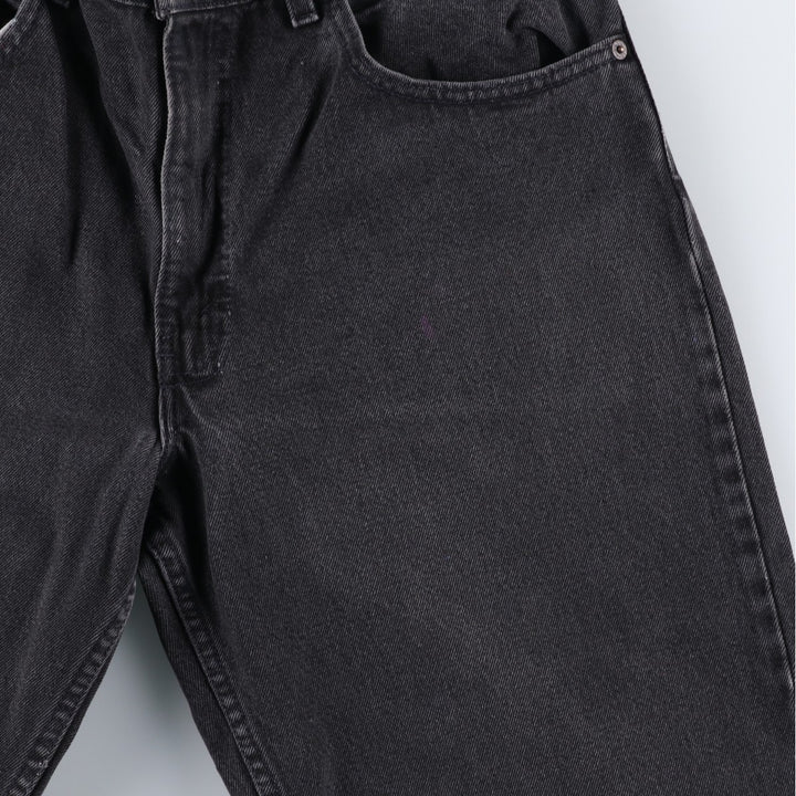 90'S Levi's 00560-0260 Loose Fit Tapered Leg Black Denim Pants, Made in USA, Men's Size W30 cotton black type Vintage Second Hand