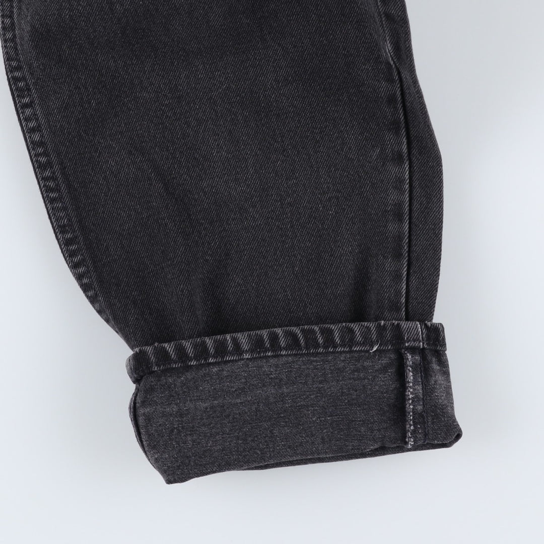 90'S Levi's 00560-0260 Loose Fit Tapered Leg Black Denim Pants, Made in USA, Men's Size W30 cotton black type Vintage Second Hand