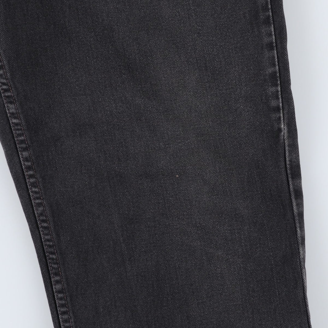 00'S Levi's 550 Relaxed Fit Black Denim Tapered Denim Pants Made in USA Men's W37 cotton black type Vintage Second Hand