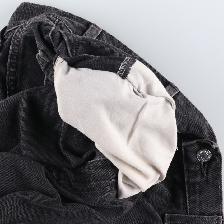 00'S Levi's 550 Relaxed Fit Black Denim Tapered Denim Pants Made in USA Men's W37 cotton black type Vintage Second Hand