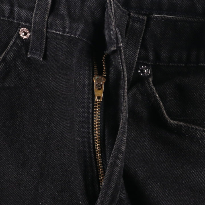 90'S Levi's 40550-4159 Relaxed Fit Tapered Denim Pants with Orange Tag, Black Denim, Made in USA, Men's Size W31 cotton black type Vintage Second Hand