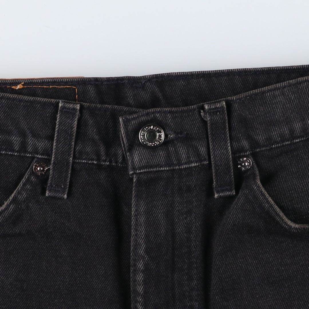 90'S Levi's 40550-4159 Relaxed Fit Tapered Denim Pants with Orange Tag, Black Denim, Made in USA, Men's Size W31 cotton black type Vintage Second Hand