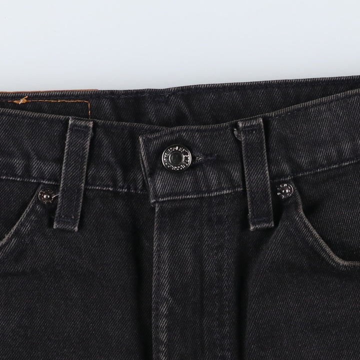 90'S Levi's 40550-4159 Relaxed Fit Tapered Denim Pants with Orange Tag, Black Denim, Made in USA, Men's Size W31 cotton black type Vintage Second Hand
