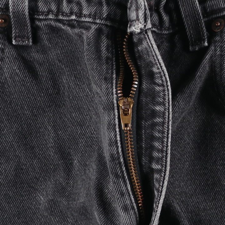 90'S Levi's 00560-0260 Loose Fit Tapered Leg Black Denim Pants, Made in USA, Men's Size W30 cotton black type Vintage Second Hand