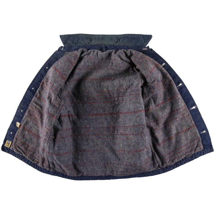 Vintage 1970'S Wrangler Blue Bell Bat-Dyed Denim Coveralls, Men's Size XL unclear blue type Vintage Second Hand