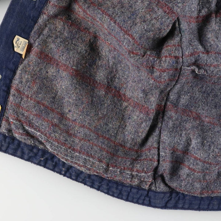 Vintage 1970'S Wrangler Blue Bell Bat-Dyed Denim Coveralls, Men's Size XL unclear blue type Vintage Second Hand