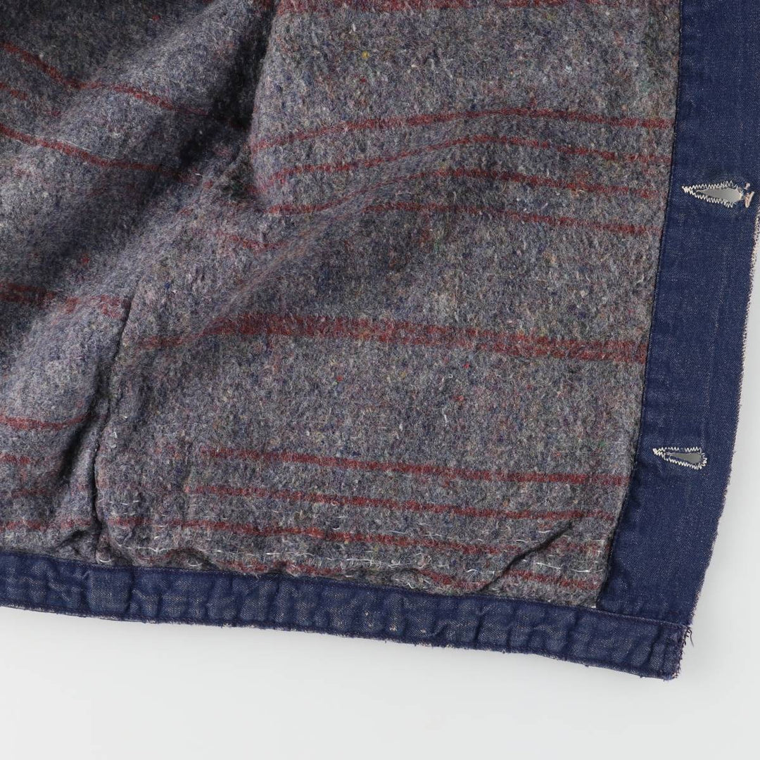 Vintage 1970'S Wrangler Blue Bell Bat-Dyed Denim Coveralls, Men's Size XL unclear blue type Vintage Second Hand