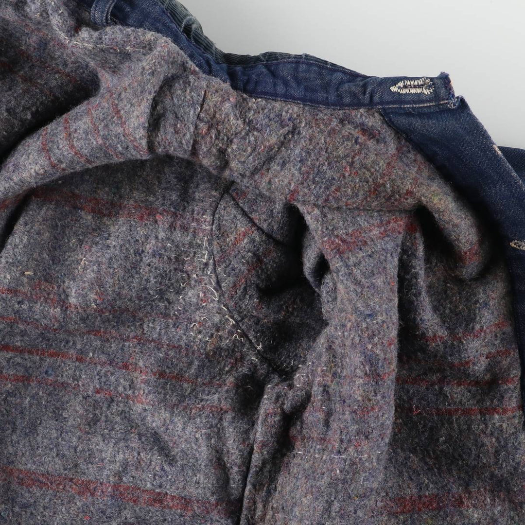 Vintage 1970'S Wrangler Blue Bell Bat-Dyed Denim Coveralls, Men's Size XL unclear blue type Vintage Second Hand