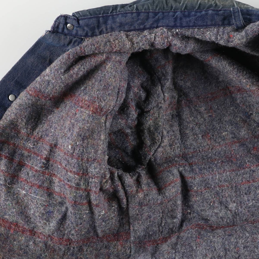 Vintage 1970'S Wrangler Blue Bell Bat-Dyed Denim Coveralls, Men's Size XL unclear blue type Vintage Second Hand