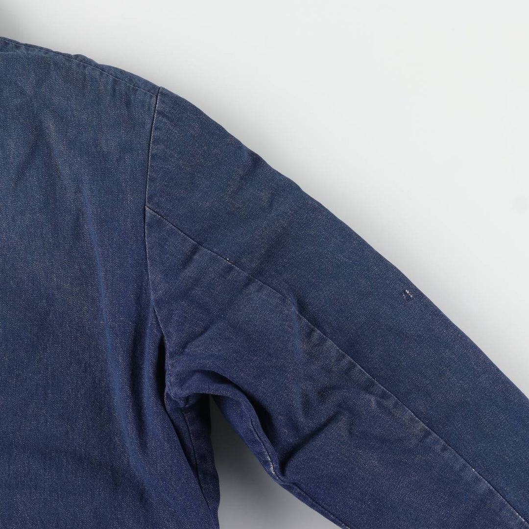 Vintage 1970'S Wrangler Blue Bell Bat-Dyed Denim Coveralls, Men's Size XL unclear blue type Vintage Second Hand