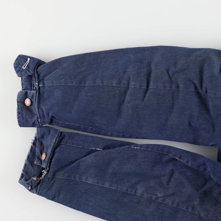 Vintage 1970'S Wrangler Blue Bell Bat-Dyed Denim Coveralls, Men's Size XL unclear blue type Vintage Second Hand