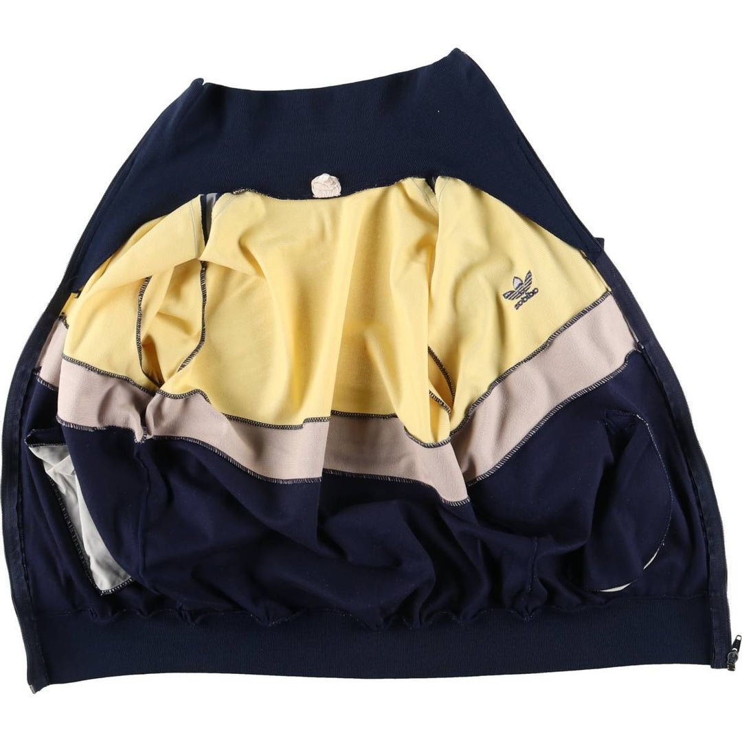 Vintage 1970'S adidas VENTEX ATP Track Jacket, Made in the UK, Men's Size Medium polyester black type Vintage Second Hand