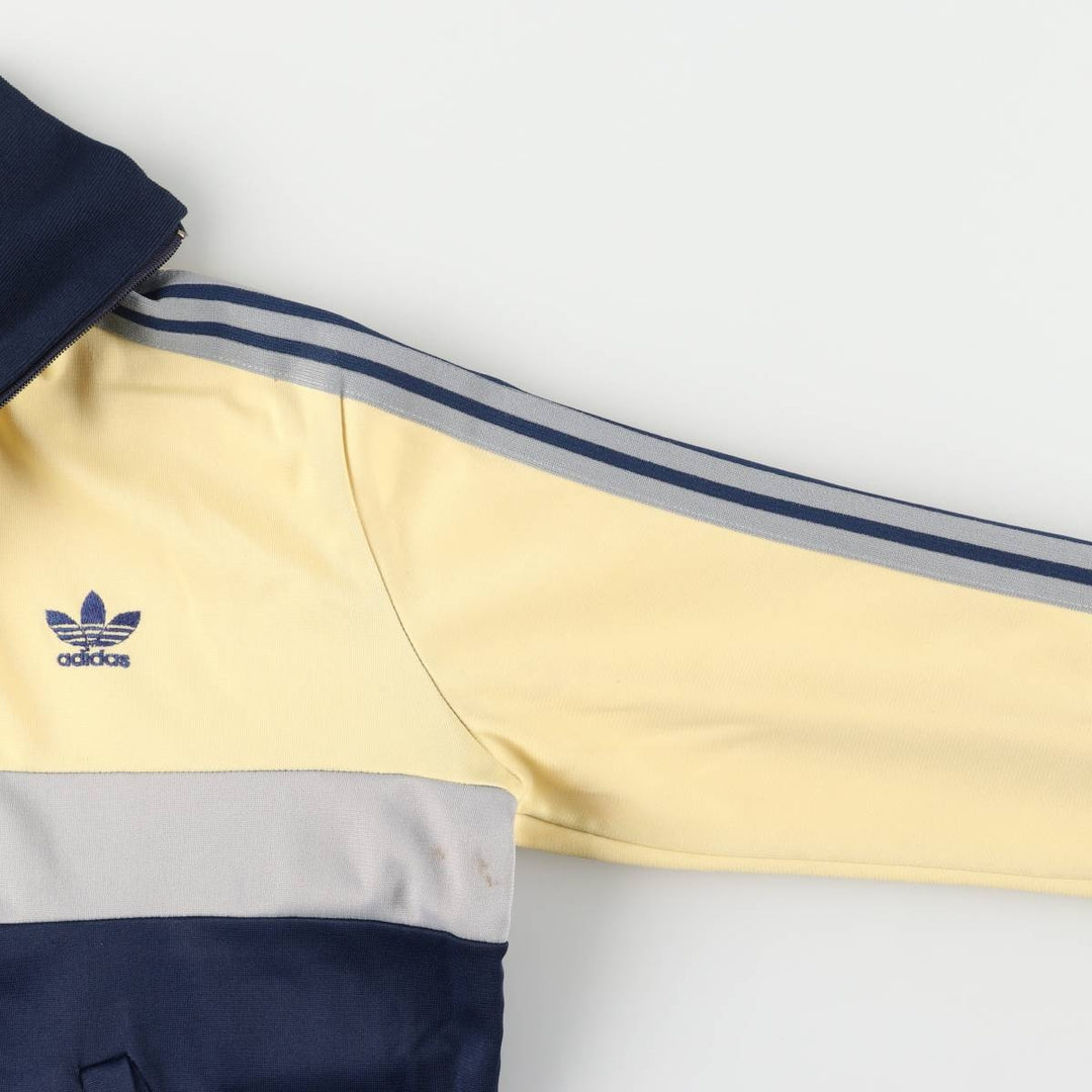 Vintage 1970'S adidas VENTEX ATP Track Jacket, Made in the UK, Men's Size Medium polyester black type Vintage Second Hand