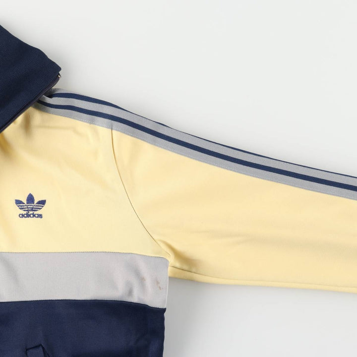 Vintage 1970'S adidas VENTEX ATP Track Jacket, Made in the UK, Men's Size Medium polyester black type Vintage Second Hand