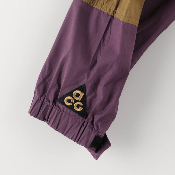 90'S Nike ACG Nike Fit Windbreaker, Men's XL, Vintage unclear purple type Vintage Second Hand