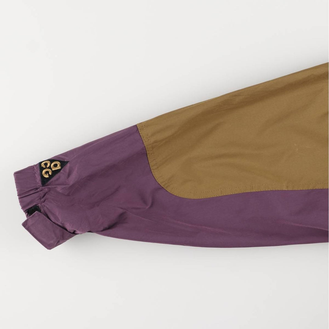 90'S Nike ACG Nike Fit Windbreaker, Men's XL, Vintage unclear purple type Vintage Second Hand