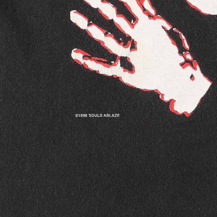 Vintage 90'S Misfits band T-shirt, size M, men's unclear black type Vintage Second Hand