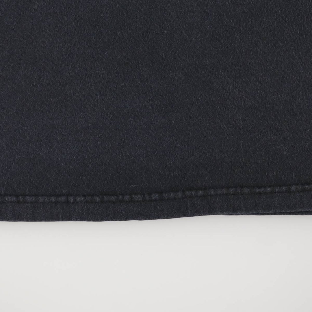 2000'S Harley-Davidson Skull Pattern Eagle Pattern Fire Pattern Long Sleeve T-Shirt, Made in USA, Men's Size XL cotton black type Vintage Second Hand