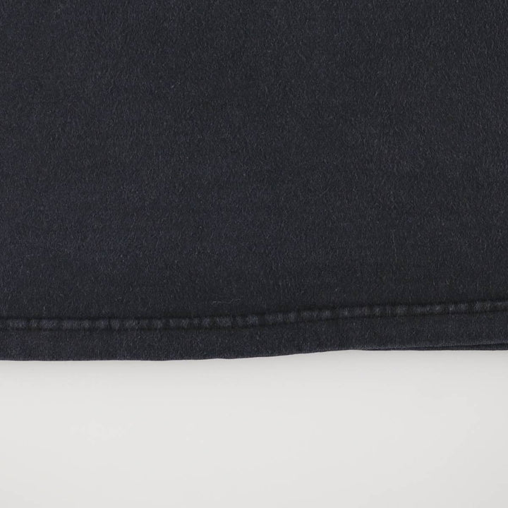 2000'S Harley-Davidson Skull Pattern Eagle Pattern Fire Pattern Long Sleeve T-Shirt, Made in USA, Men's Size XL cotton black type Vintage Second Hand