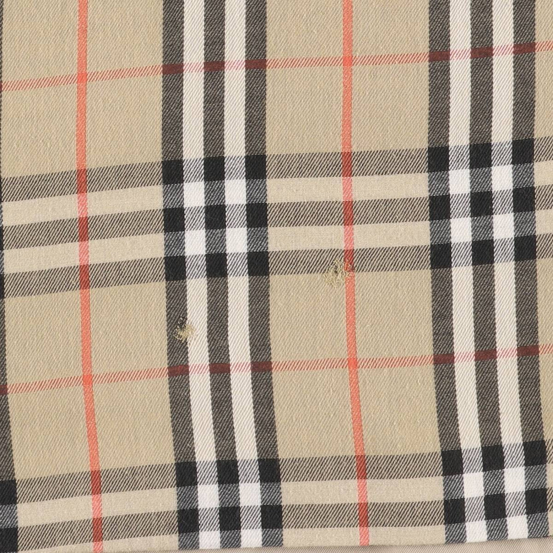 80s-90'S Burberry Balmacaan Coat, Made in England, Women's XXL cotton Beige type Vintage Second Hand