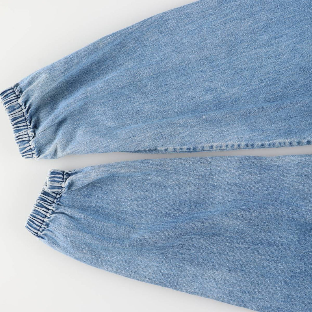 90'S Polo by Ralph Lauren denim swing top sports jacket, Made in USA, Men's XXL cotton blue type Vintage Second Hand